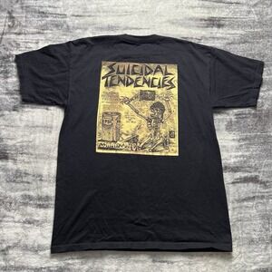 Vintage Y2K Suicidal Tendencies Institutionalized Metal Punk Band Shirt M Skates